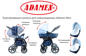 Особенности колясок ADAMEX